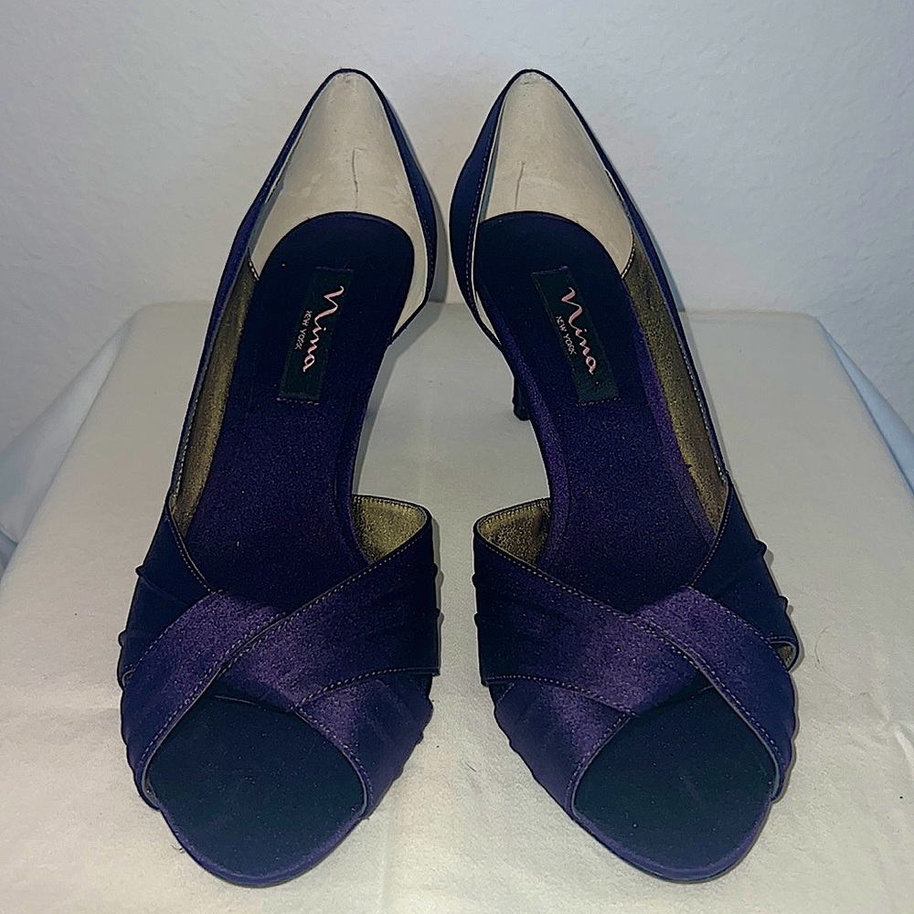 Nina New York purple heels